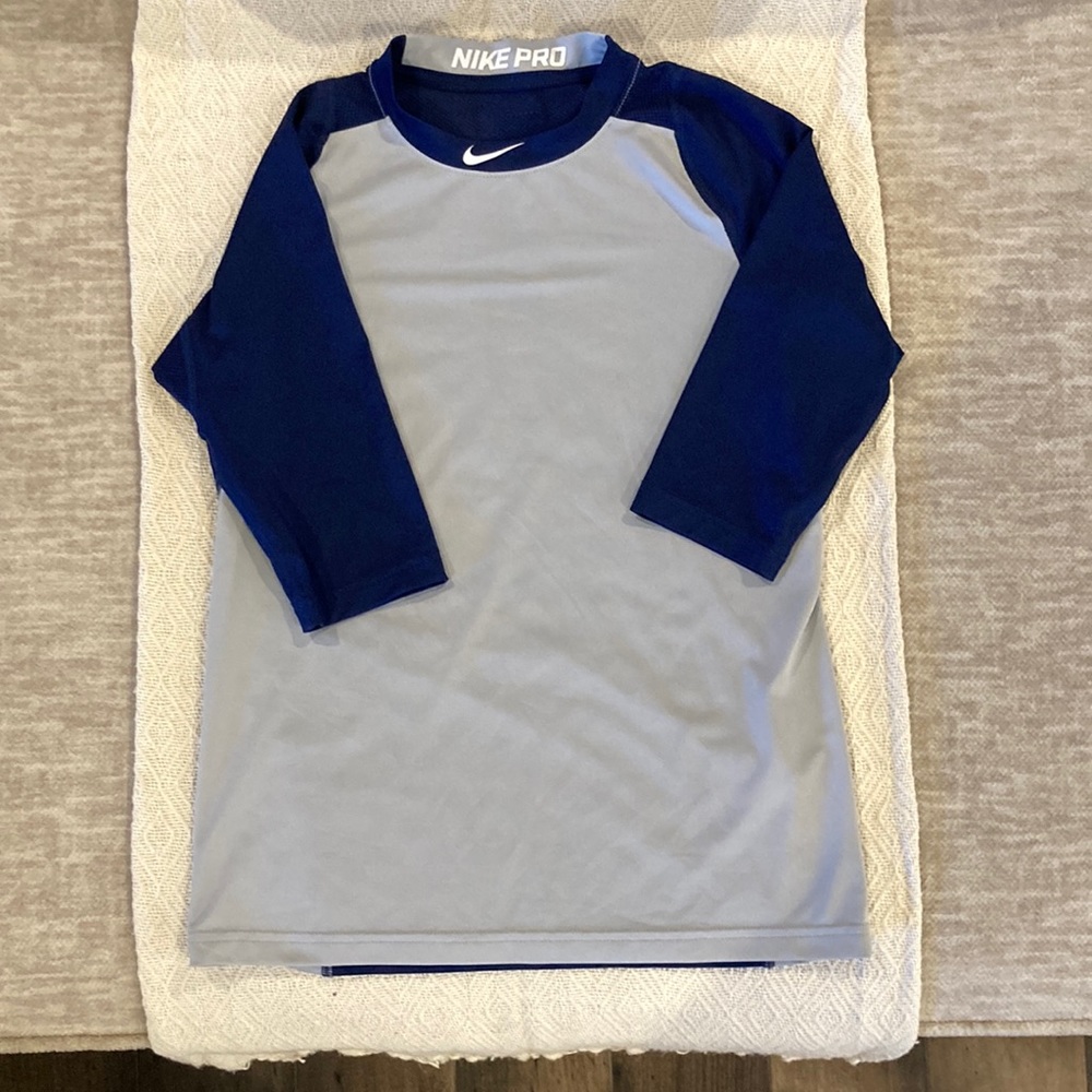 Nike Boys' Baseball Pro Cool Raglan Tee